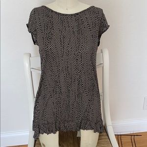 Anthropologie Weston Wear polka dot this t-shirt